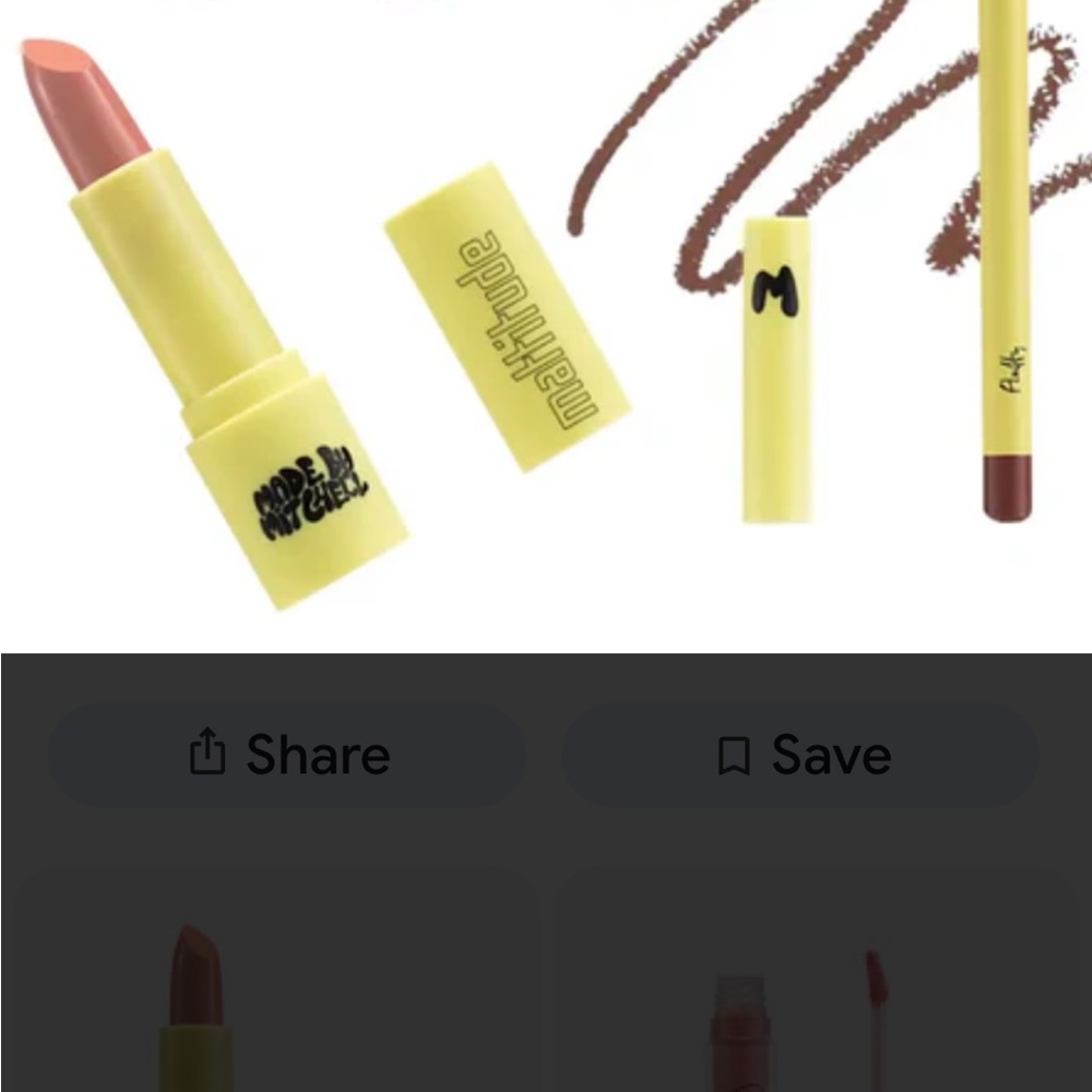 Mattitude Lipstick and Liner